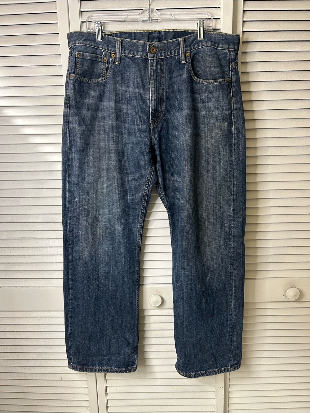 Levi Strauss Classic 569 Men's Blue Straight-Leg Jeans W36 L30